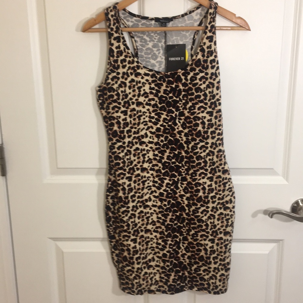 Forever 21 Leopard Dress M
